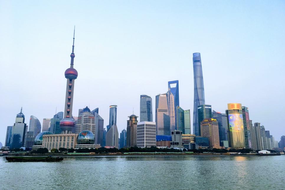 Image of the Bund skyline in Shanghai