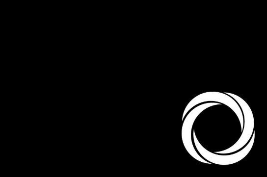 Arts Council logo aginst black background
