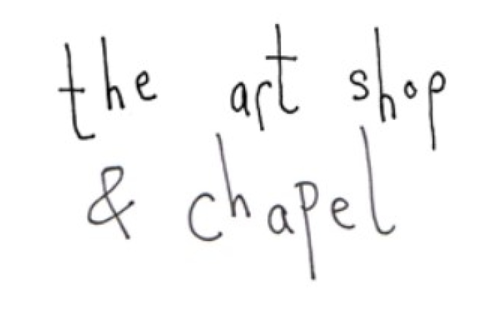 The Art shop and chapel logo