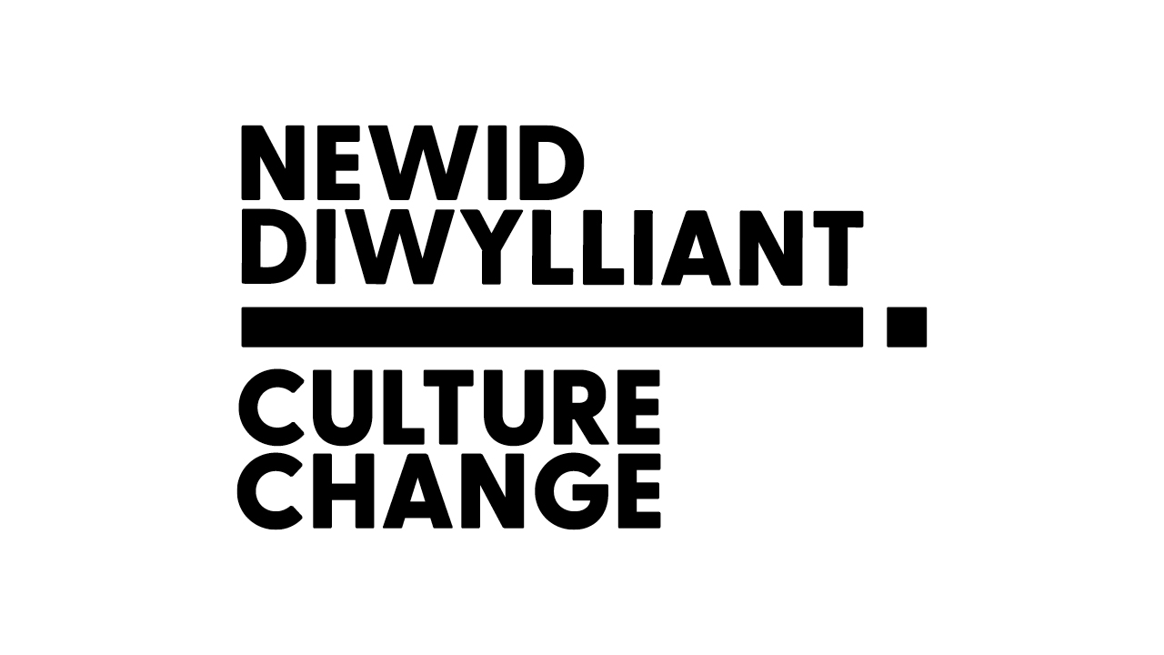 Logo - Newid Diwylliant / Culture Change