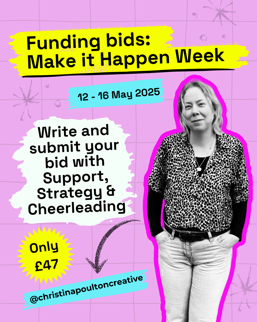 Poster advertising the opportunity / Poster yn hysbysebu'r cyfle