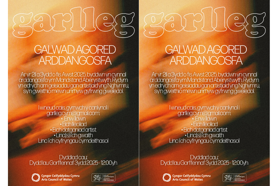 Bilingual poster advertising the event / Poster dwyieithog yn hysbysebu'r digwyddiad