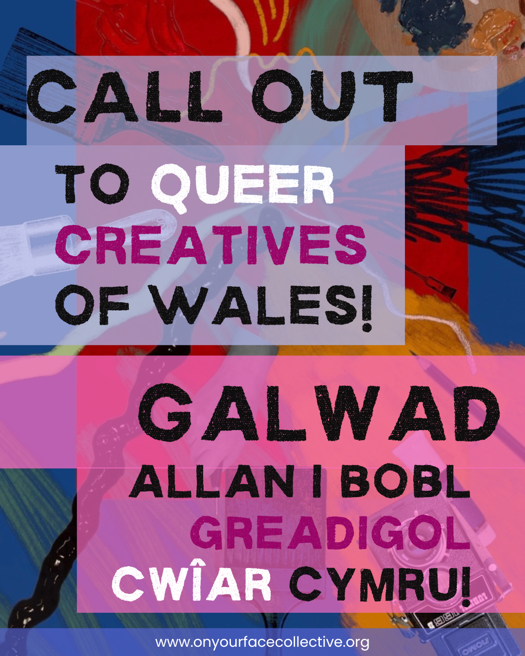 Poster advertising the opportunity / Poster yn hysbysebu'r digwyddiad