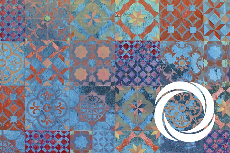 Abstract Traditional Pattern Arts Council of Wales Spring 2019
