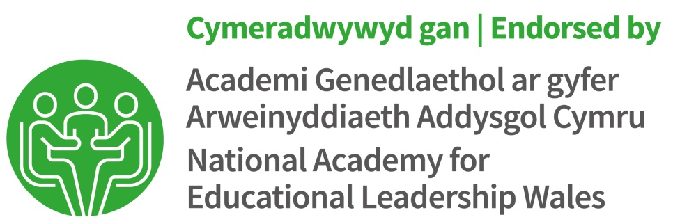 National Academy for Educational Leadership Wales logo
