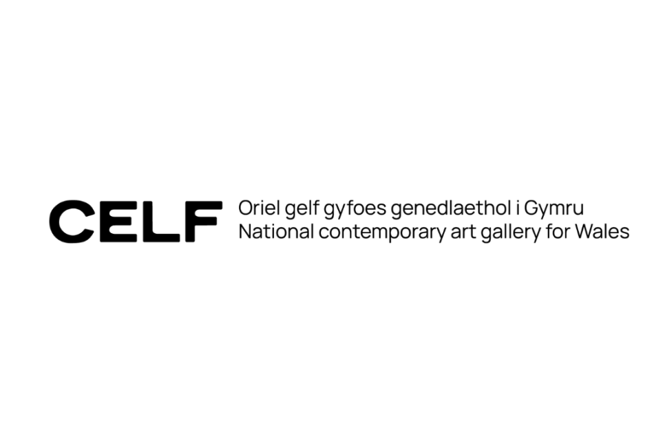 CELF logo CELF logo which also reads National Contemporary Art Gallery for Wales