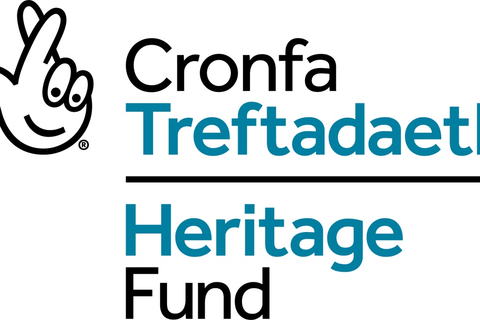 Logo Cronfa Treftadaeth y Loteri Genedlaethol