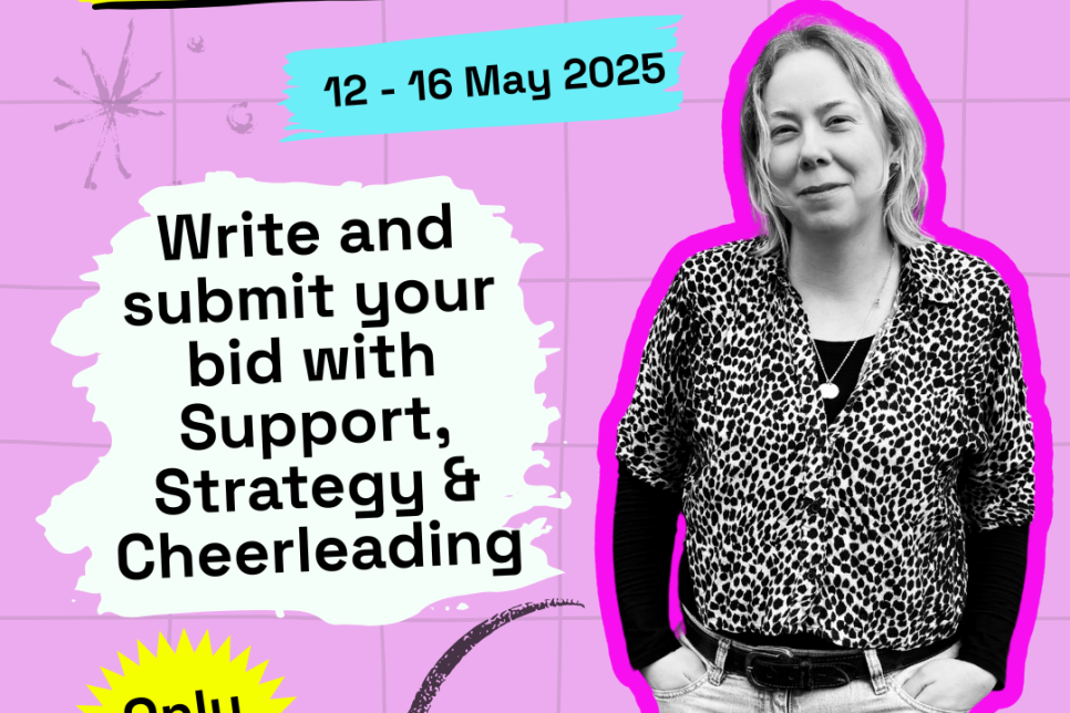 Poster advertising the opportunity / Poster yn hysbysebu'r cyfle