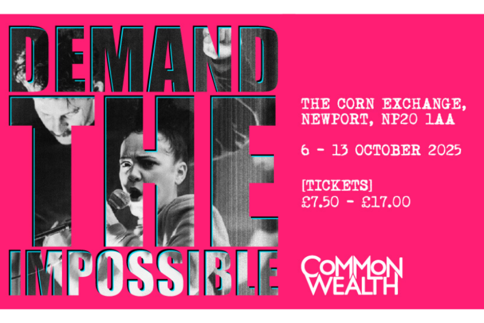 Poster advertising the event / Poster yn hysbysebu'r digwyddiad