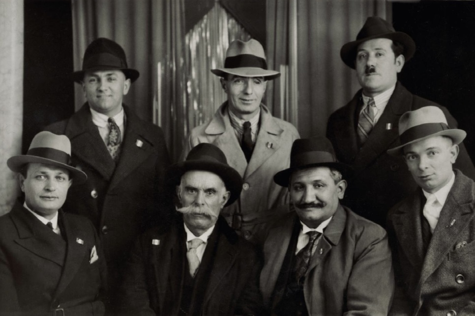 Black and white photograph of John's Great Grandfather Emiddio Rea