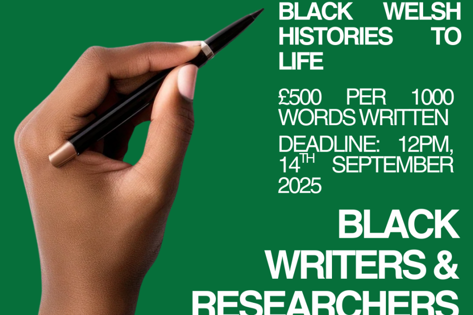 Poster for the Black writers and researchers call out