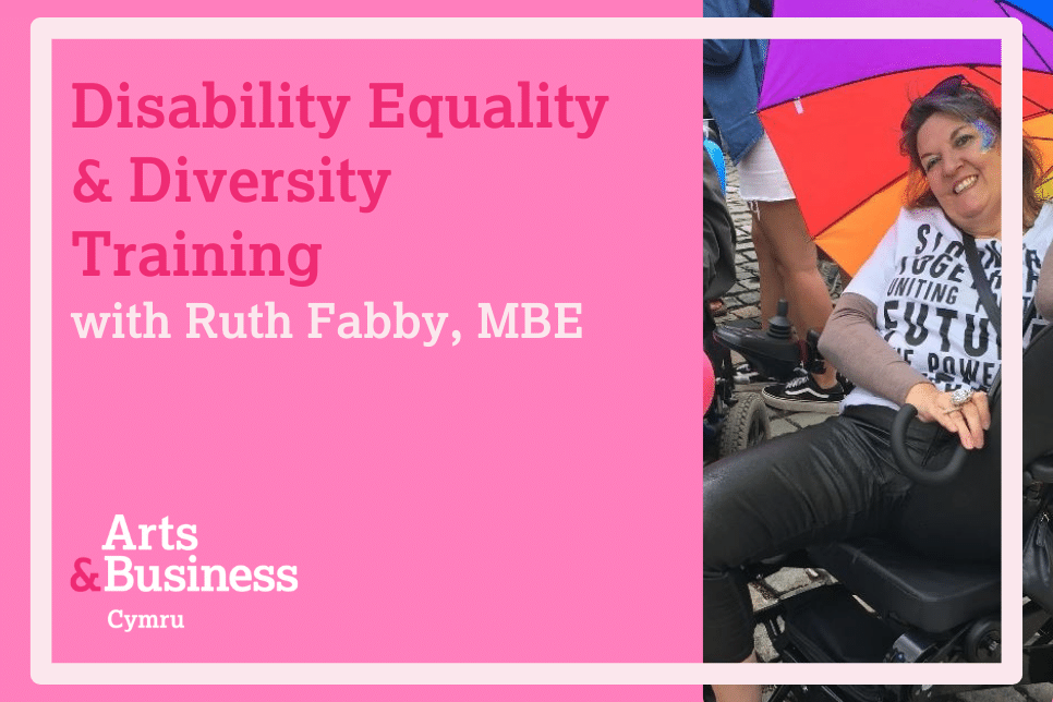 Disability and Equality Training poster