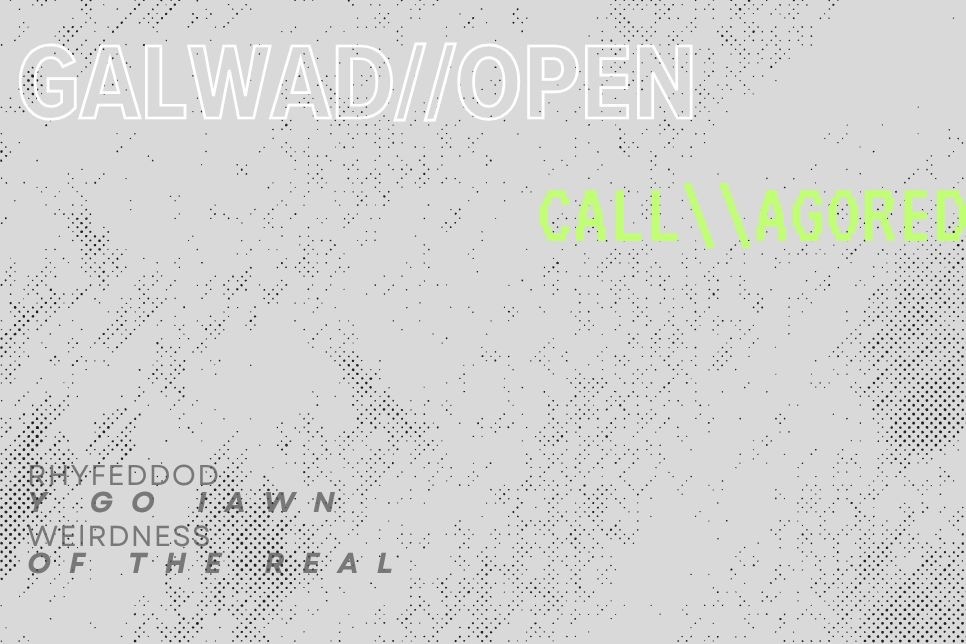 Call out poster / Poster galwad agored