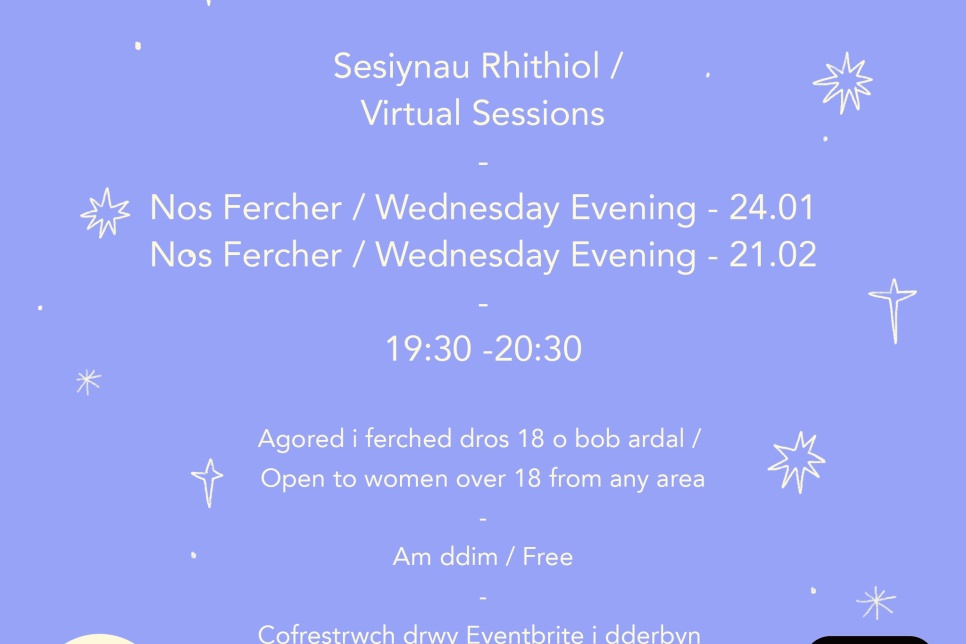 MWY - Virtual Sessions - January & February poster